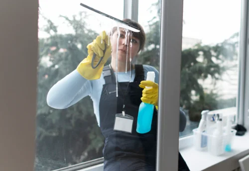 Nettoyage de vitres intérieures et extérieures à la Ferrière-en-Parthenay